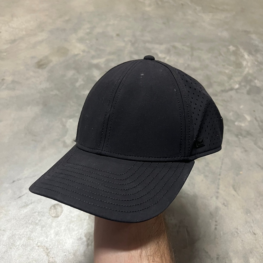Melin A-Game Hydro Hat Black Performance Snapback Baseball Cap Size Classic XL
